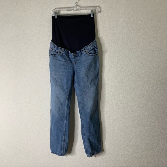 Abercrombie & Fitch Denim - Abercrombie & fitch womens maternity blue the ankle straight jeans 4/27